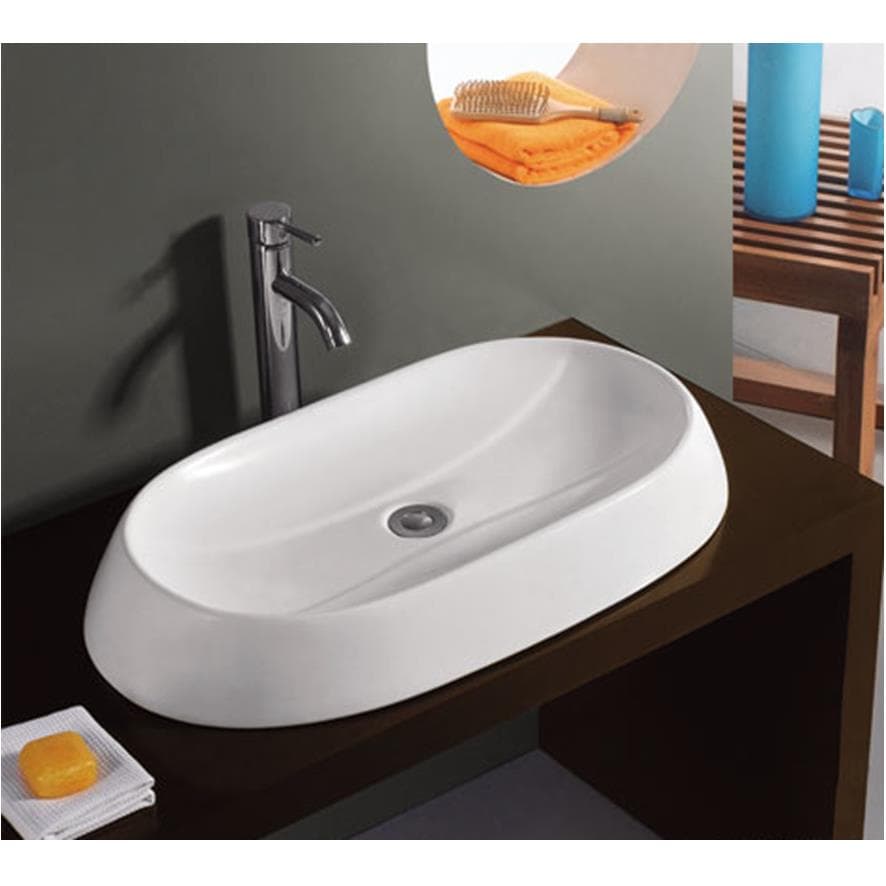 Bacera Ceri Round Ceramic Basin — Matte Black