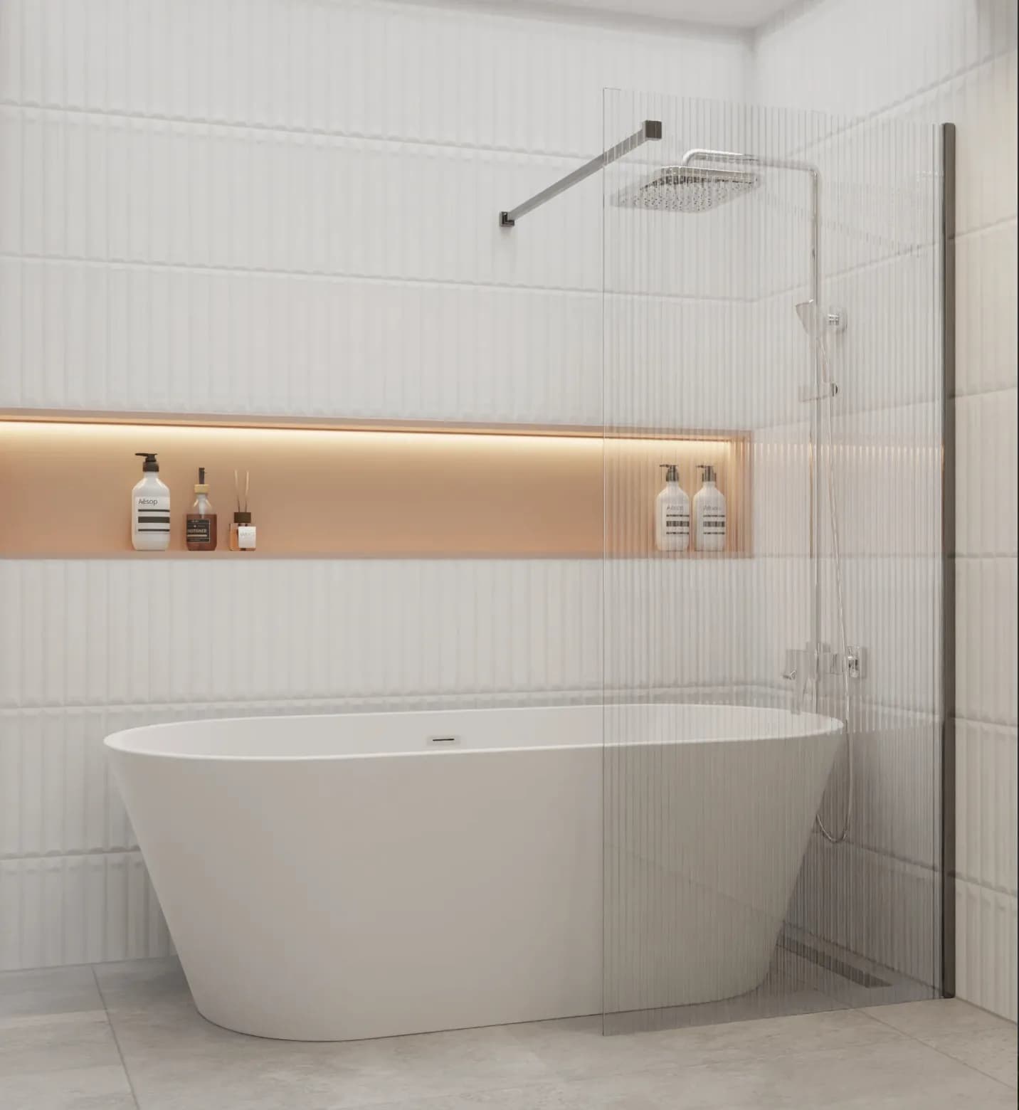 HERA Oval Freestanding Bathtub 1500mm