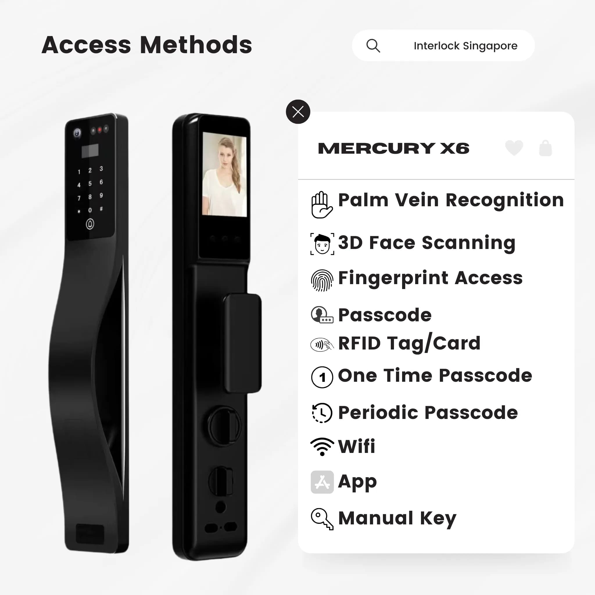 Mercury X6 Accessory Pack — Extra Cards + Tags
